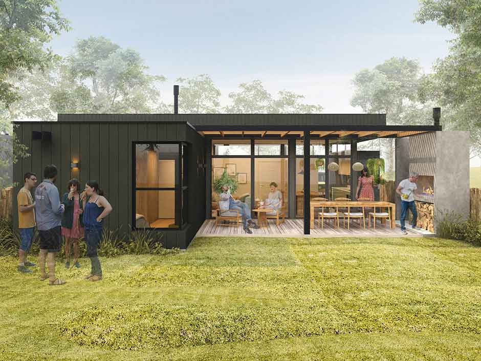 La imagen puede contener: Slide 3 - Casas Munay & Urpy, Herrera Arquitectos