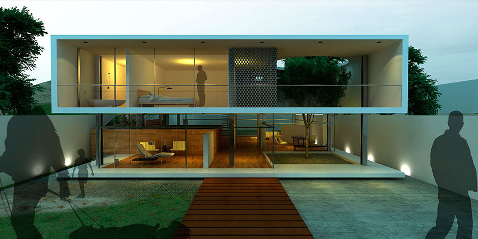 La imagen puede contener: Slide 1 Casa Prefabricada, Herrera Arquitectos