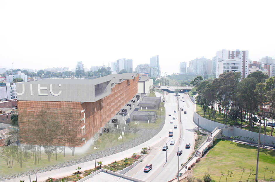 La imagen puede contener: Slide 1 Universidad UTEC, Herrera Arquitectos